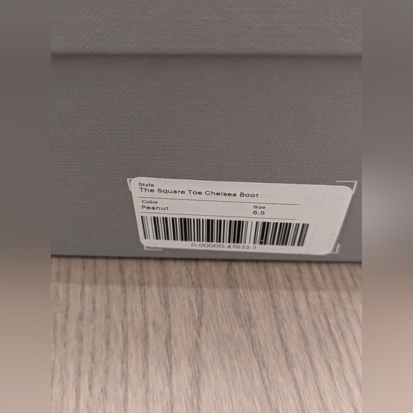 Everlane The Square Toe Chelsea Boot in Peanut Size 6 - Picture 6 of 8